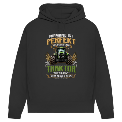 Damen Premium Bio Hoodie Traktor-Design