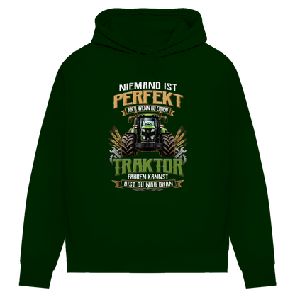 Damen Premium Bio Hoodie Traktor-Design