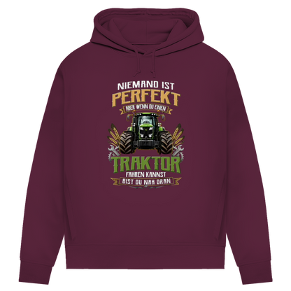 Damen Premium Bio Hoodie Traktor-Design