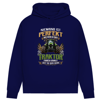 Damen Premium Bio Hoodie Traktor-Design