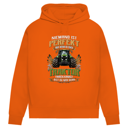 Damen Premium Bio Hoodie Traktor-Design