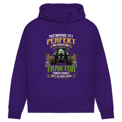 Damen Premium Bio Hoodie Traktor-Design