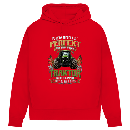 Damen Premium Bio Hoodie Traktor-Design