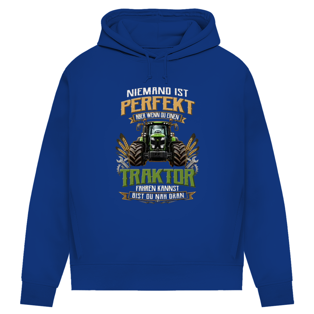 Damen Premium Bio Hoodie Traktor-Design