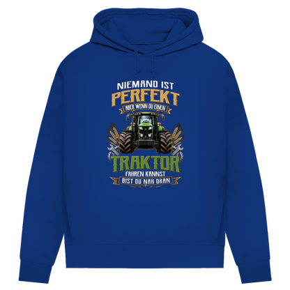 Damen Premium Bio Hoodie Traktor-Design