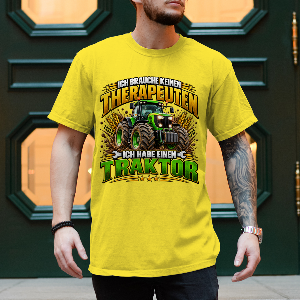 Herren T-Shirt  Ich brauche keinen Therapeuten