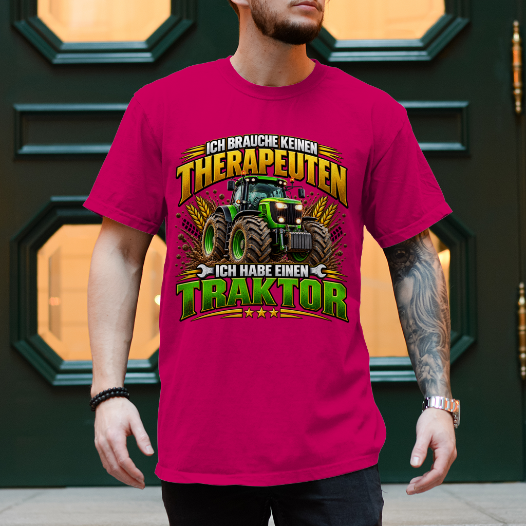 Herren T-Shirt  Ich brauche keinen Therapeuten