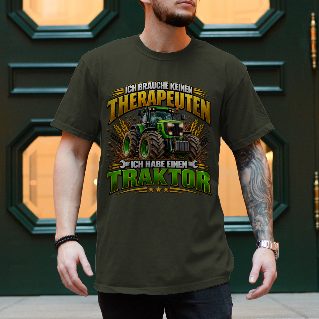 Herren T-Shirt  Ich brauche keinen Therapeuten