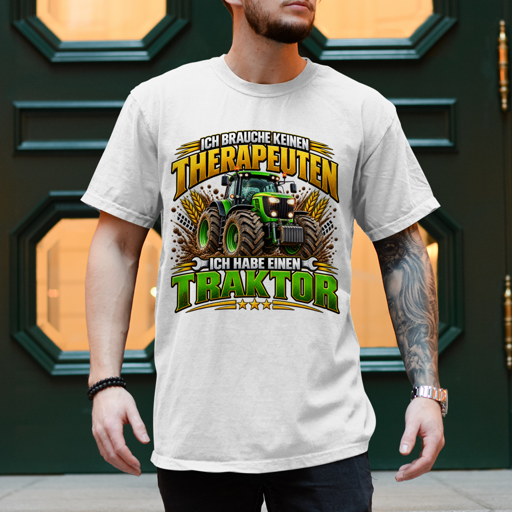 Herren T-Shirt  Ich brauche keinen Therapeuten