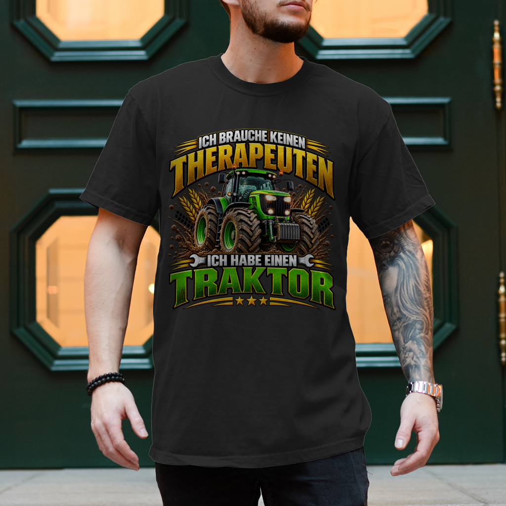 Herren T-Shirt  Ich brauche keinen Therapeuten