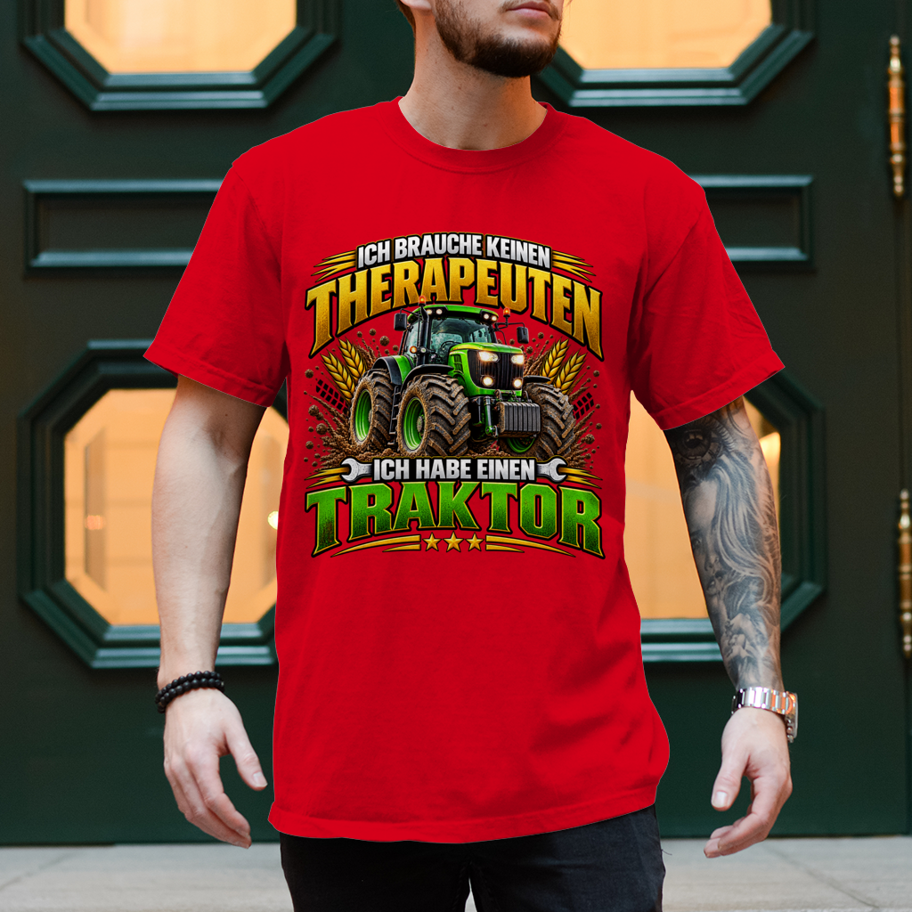 Herren T-Shirt  Ich brauche keinen Therapeuten