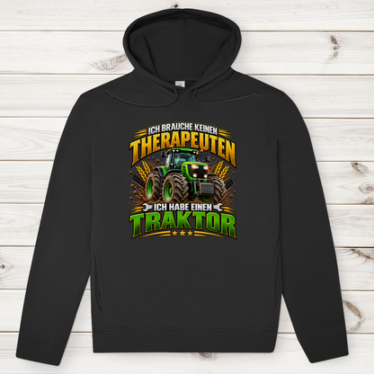Herren Premium Bio Hoodie Ich brauche keinen Therapeuten