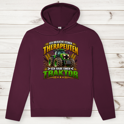 Herren Premium Bio Hoodie Ich brauche keinen Therapeuten
