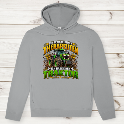 Herren Premium Bio Hoodie Ich brauche keinen Therapeuten
