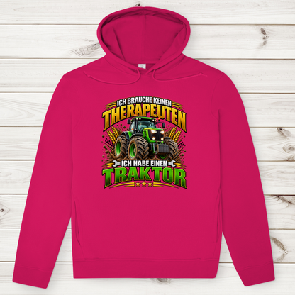 Herren Premium Bio Hoodie Ich brauche keinen Therapeuten