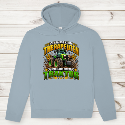 Herren Premium Bio Hoodie Ich brauche keinen Therapeuten