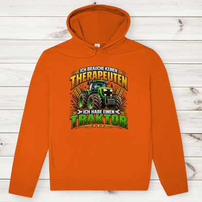 Herren Premium Bio Hoodie Ich brauche keinen Therapeuten