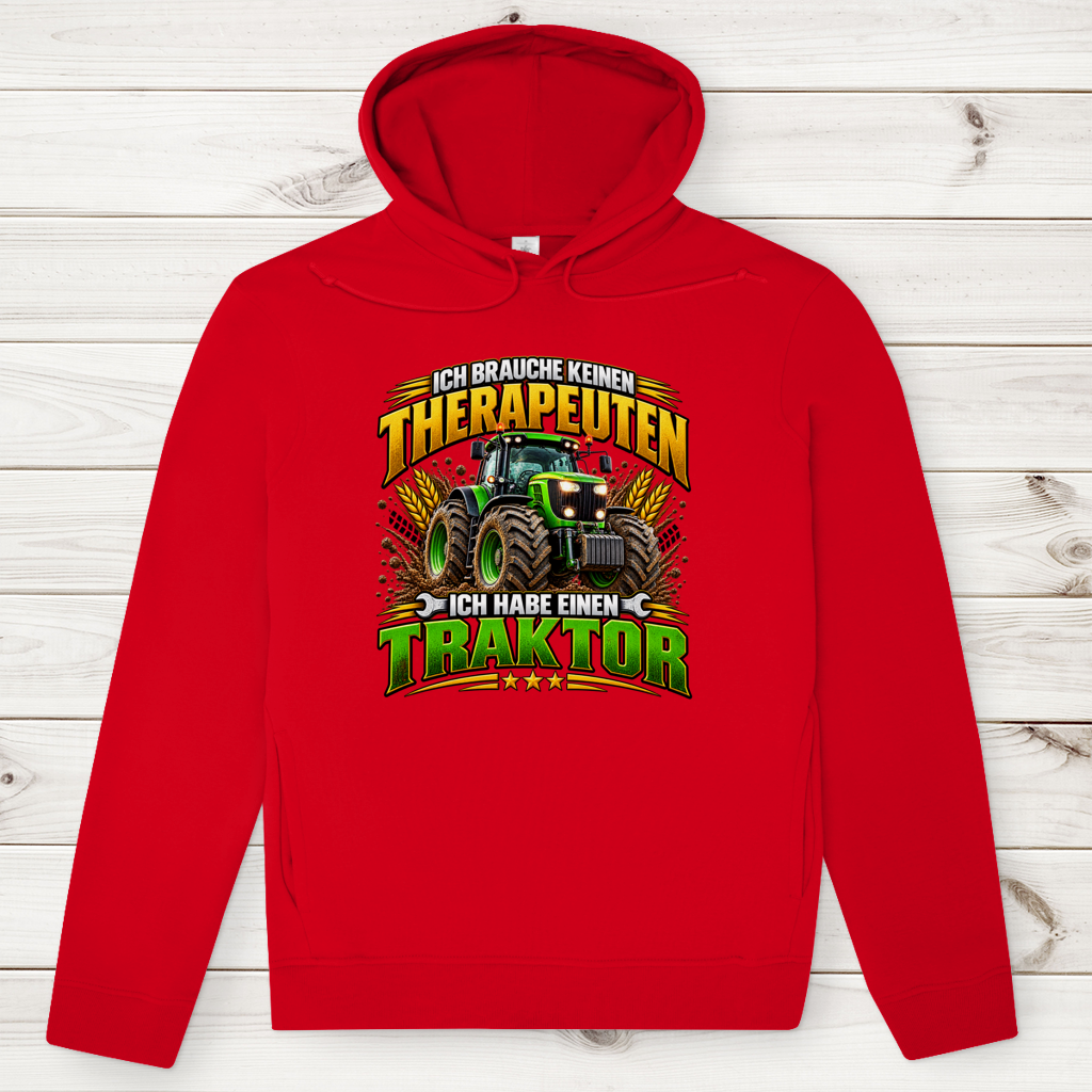 Herren Premium Bio Hoodie Ich brauche keinen Therapeuten