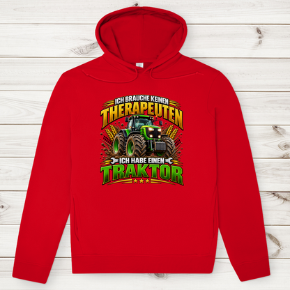 Herren Premium Bio Hoodie Ich brauche keinen Therapeuten