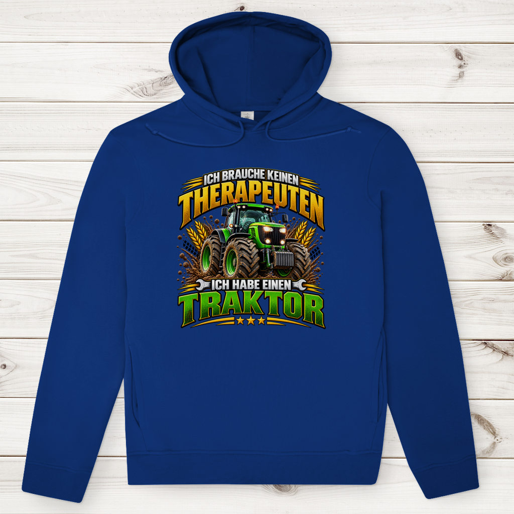 Herren Premium Bio Hoodie Ich brauche keinen Therapeuten