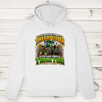 Herren Premium Bio Hoodie Ich brauche keinen Therapeuten