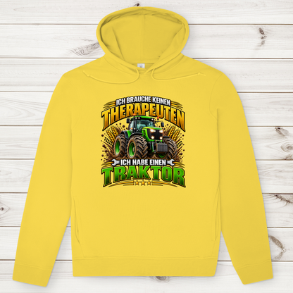 Herren Premium Bio Hoodie Ich brauche keinen Therapeuten