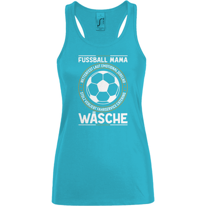 Damen Basic Tank Top Fußball-Mama
