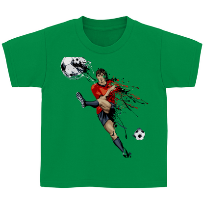 Kinder Basic T-Shirt Fußballer