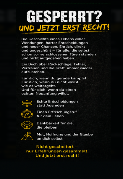 Gesperrt? Und jetzt erst Recht!