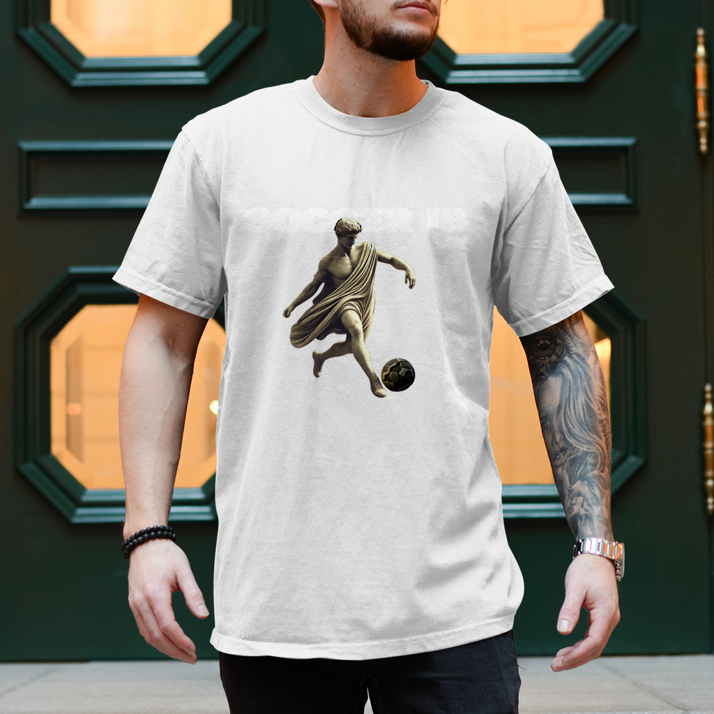 Herren T-Shirt Historischer Fußballer englisch