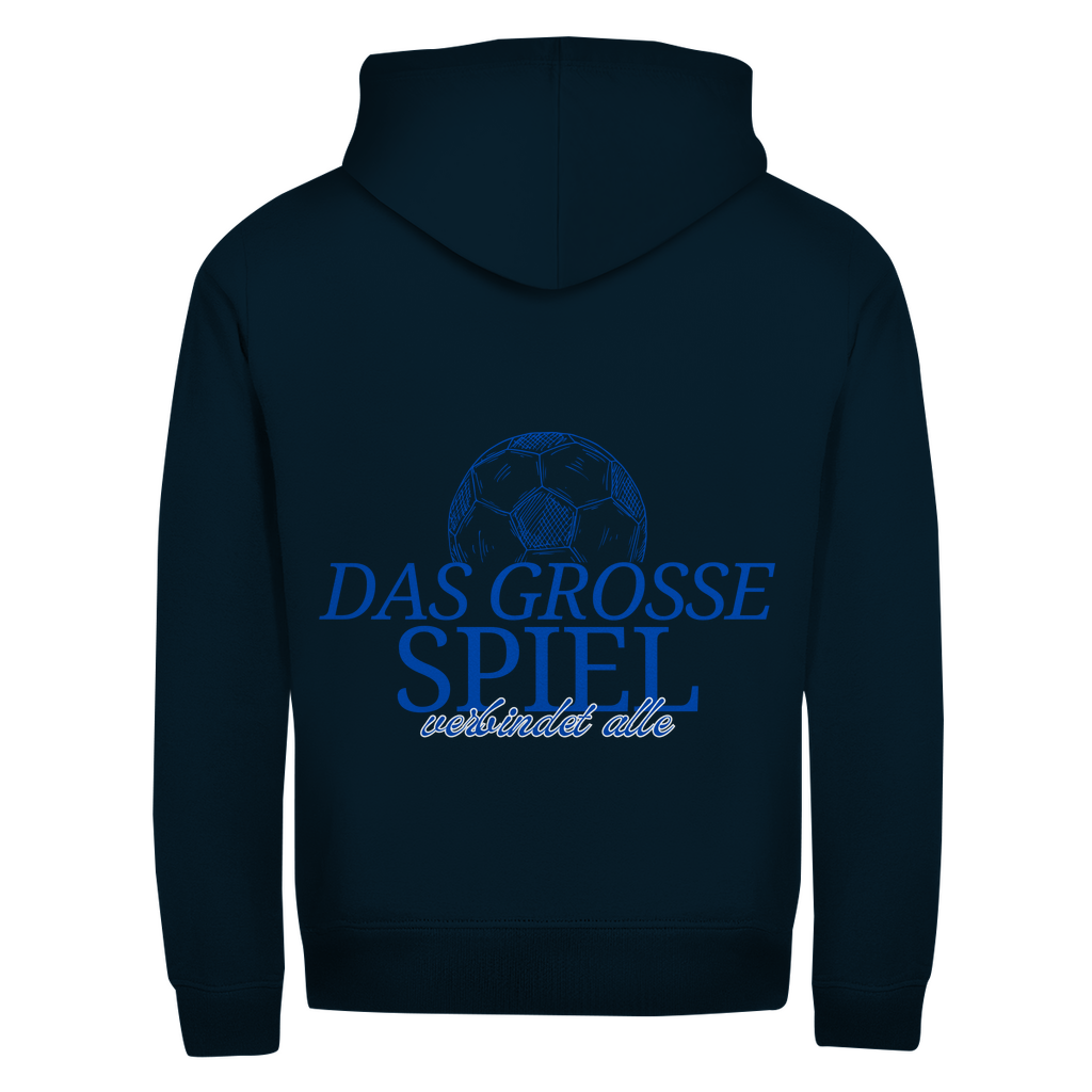 Herren Zipper Hoodie Das große Spiel