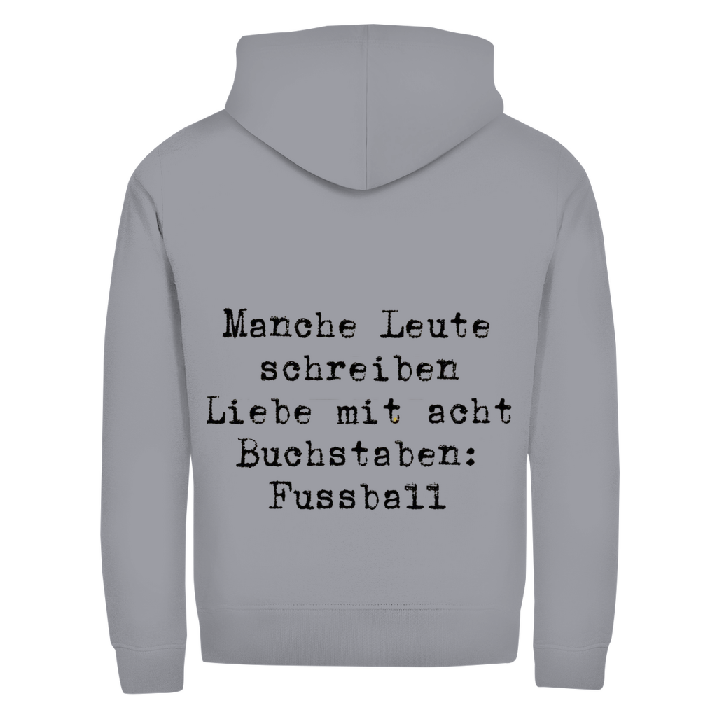 Herren Zipper Hoodie Manche Leute