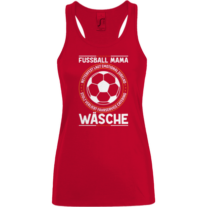 Damen Basic Tank Top Fußball-Mama