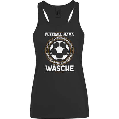 Damen Basic Tank Top Fußball-Mama