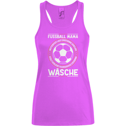 Damen Basic Tank Top Fußball-Mama