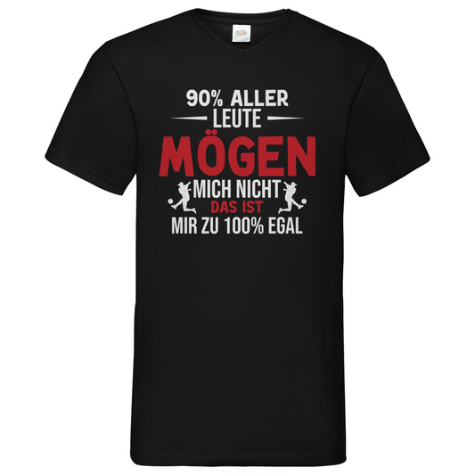 Herren Basic V-Neck T-Shirt 90%