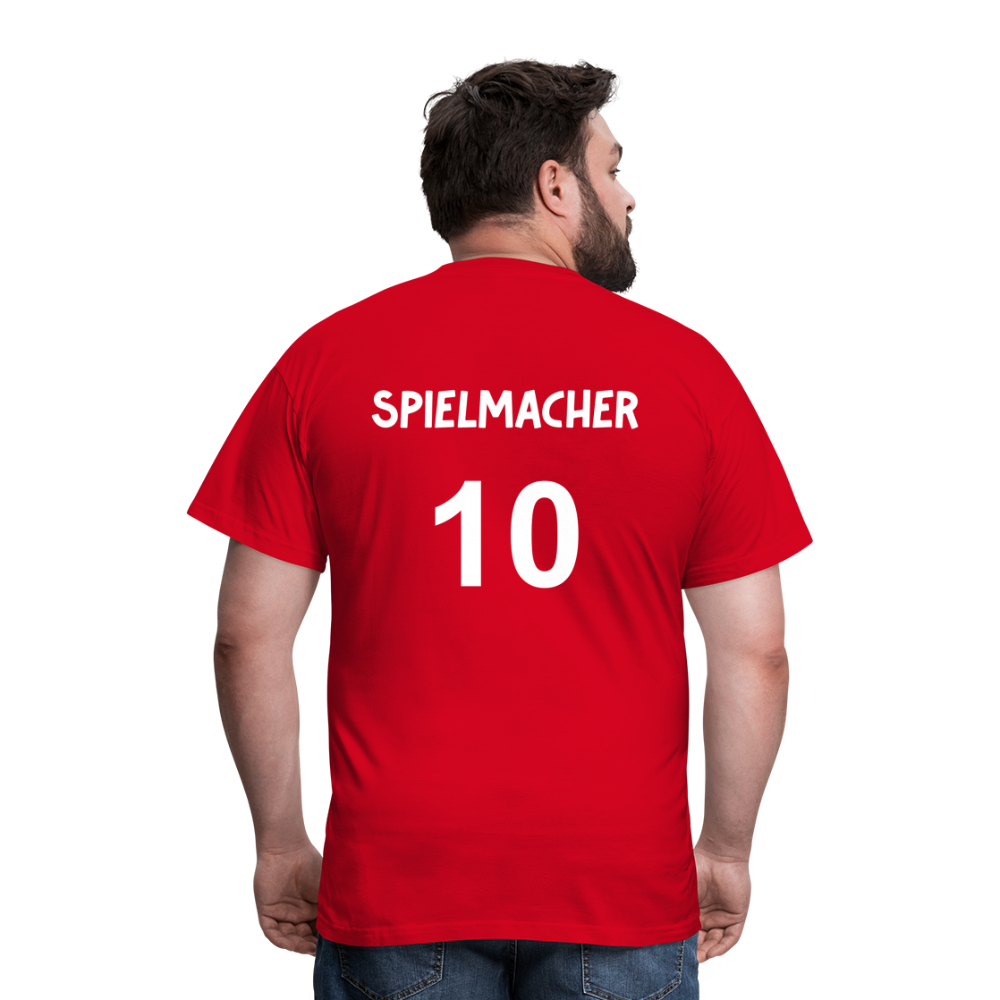 Spielmacher, T-Shirt - Rot