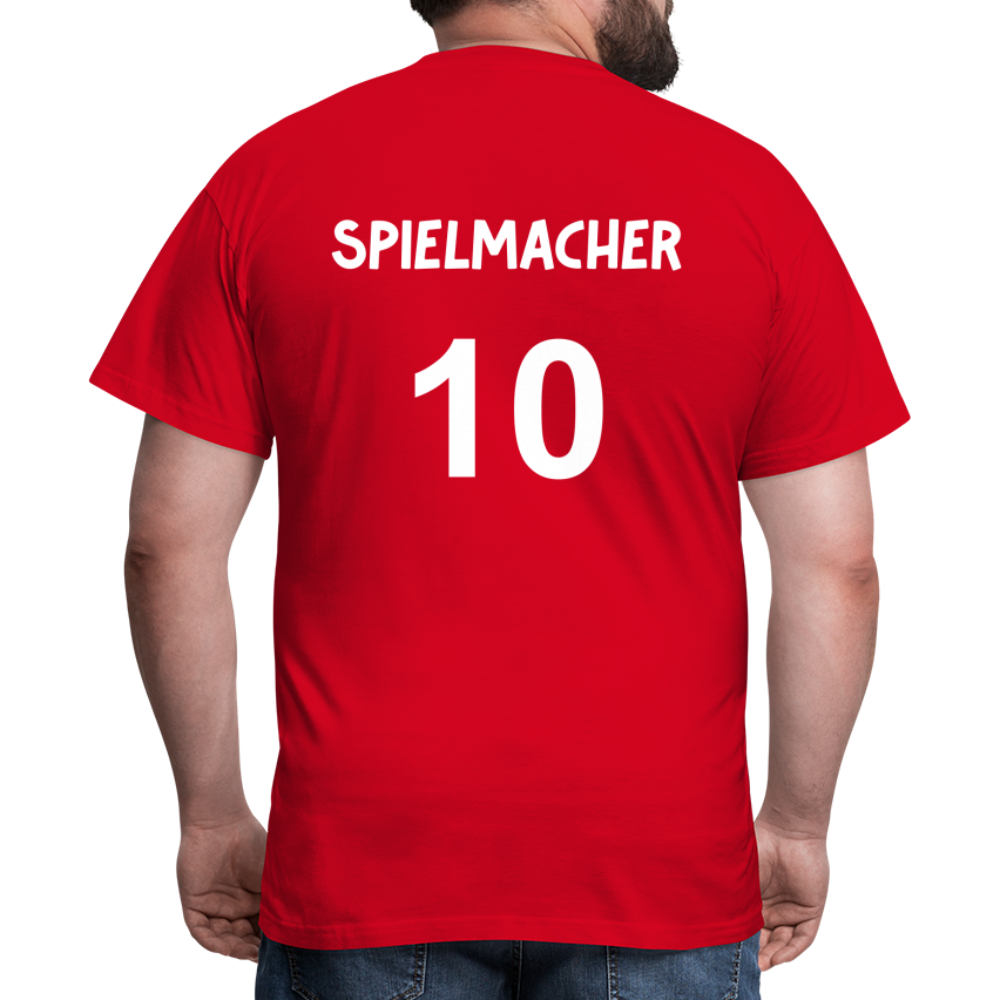 Spielmacher, T-Shirt - Rot