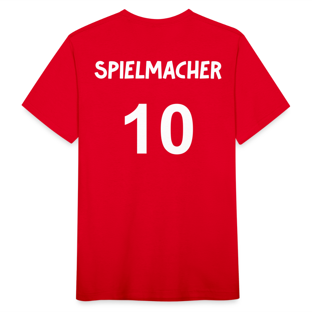 Spielmacher, T-Shirt - Rot