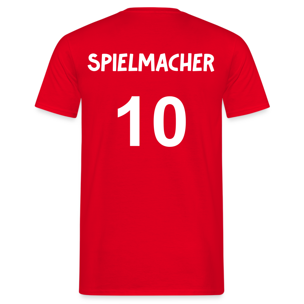 Spielmacher, T-Shirt - Rot