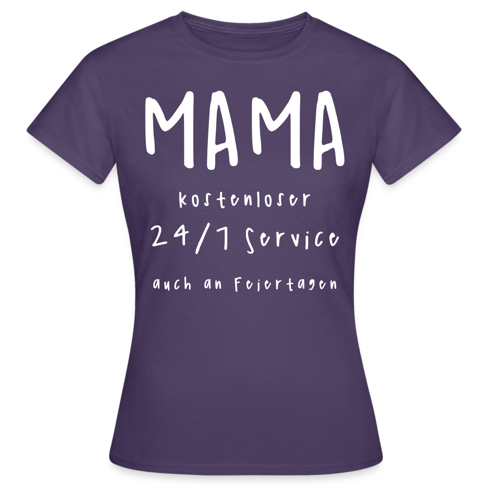 Mama, T-Shirt - Dunkellila